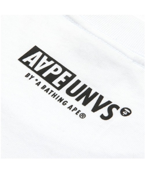 AAPE BY A BATHING APE(エーエイプバイアベイシングエイプ)の「AAPE MAIN TEE(Tシャツ/カットソー・メンズ・ブラック/ホワイト・MEDIUM/LARGE/X-LARGE/SMALL)」の6枚目の写真