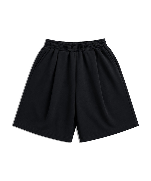 Pendulum(ペンデュラム)の「エッセンシャル 6部 ワンタック スウェット バミューダパンツ LR2PU417_2color(その他パンツ・メンズ・ブラック/ヘザーグレー・28/30/32)」の1枚目の写真