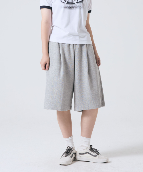 Pendulum(ペンデュラム)の「エッセンシャル 6部 ワンタック スウェット バミューダパンツ LR2PU417_2color(その他パンツ・メンズ・ブラック/ヘザーグレー・28/30/32)」の5枚目の写真