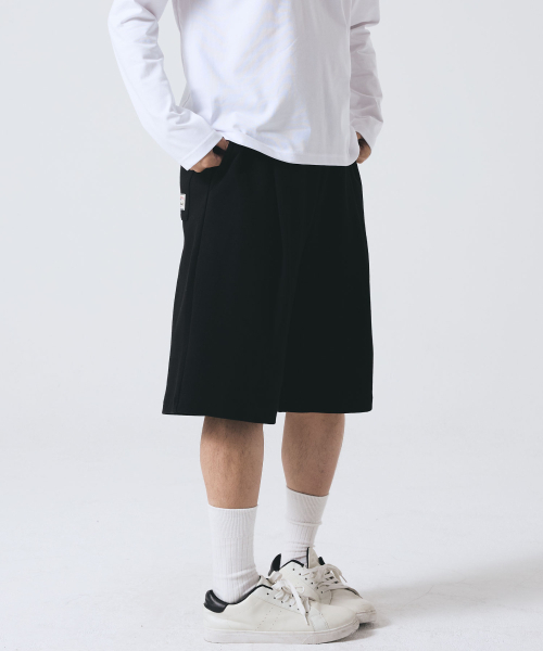 Pendulum(ペンデュラム)の「エッセンシャル 6部 ワンタック スウェット バミューダパンツ LR2PU417_2color(その他パンツ・メンズ・ブラック/ヘザーグレー・28/30/32)」の7枚目の写真