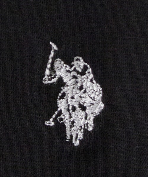 U.S. POLO ASSN.(ユーエスポロアッスン)の「U.S. POLO ASSN./ユーエスポロアッスン Shoulder-tuck dress ショルダータックワンピース ダブルホースマン刺繍 ノースリーブ Aライン カットソー Tシャツワンピース 2026年 夏 夏服(ワンピース・レディース・スミクロ/ブラウン/ベージュ・S/M/L)」の8枚目の写真