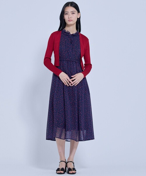 TOCCA(トッカ)の「SWINGING CHERRY ドレス(ワンピース・レディース・グリーン系5/アイボリー系5/ネイビー系5・0/2/4)」の21枚目の写真