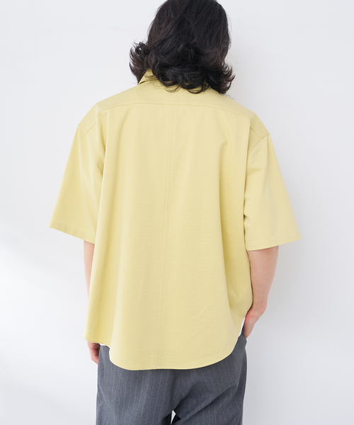 B.C STOCK(ベーセーストック)の「ハンドステッチライクシャツ(シャツ/ブラウス・メンズ・イエロー/ベージュ/チャコールグレー/カーキ・MEDIUM/LARGE)」の20枚目の写真