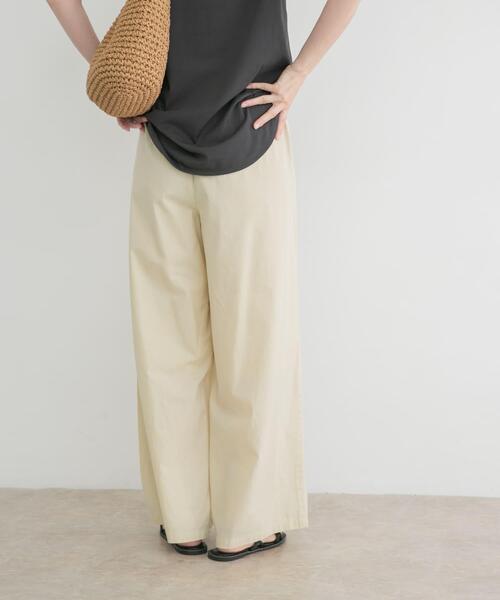 ITEMS URBANRESEARCH(アイテムズ アーバンリサーチ)の「イージーワイドパンツ(その他パンツ・レディース・ベージュ系その他/ブラウン・FREE)」の12枚目の写真