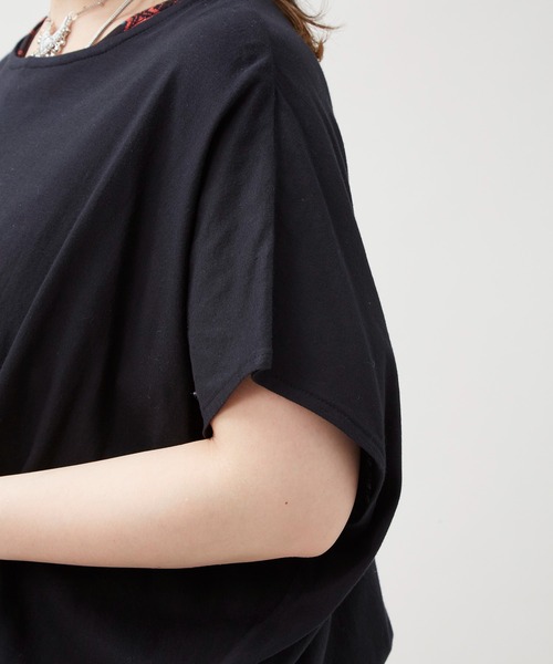 チャイハネ(チャイハネ)の「【チャイハネ】ラヤナリボンTシャツ&タンクトップ2点セット(アンサンブル・レディース・ホワイト/オレンジ/ブラック・FREE)」の10枚目の写真