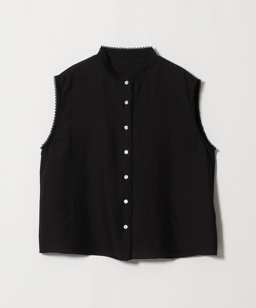 Steven Alan（スティーブンアラン）の「＜Steven Alan＞レース ノースリーブ ブラウス（シャツ/ブラウス・レディース・ブラック/オフホワイト・FREE）」の2枚目の写真