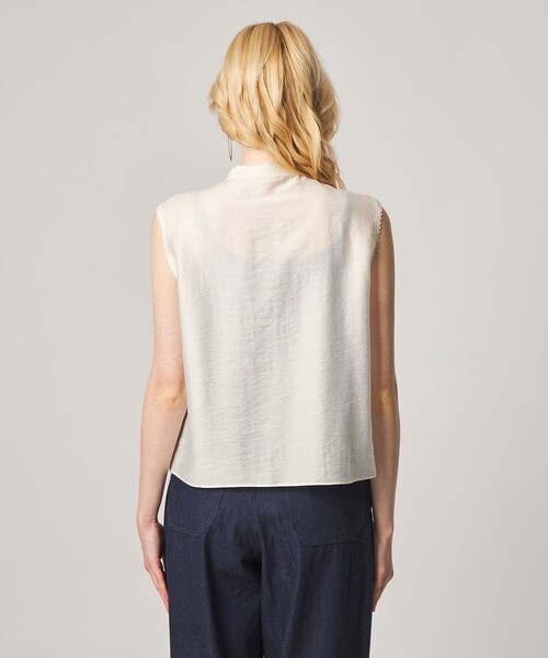 Steven Alan（スティーブンアラン）の「＜Steven Alan＞レース ノースリーブ ブラウス（シャツ/ブラウス・レディース・ブラック/オフホワイト・FREE）」の9枚目の写真