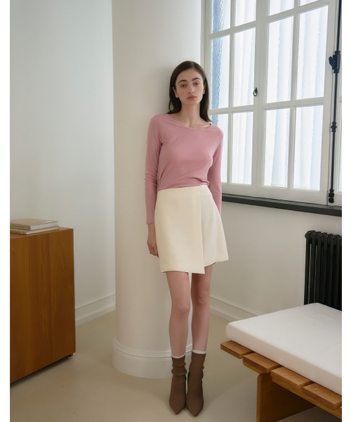 GIEMAR（ジエマル）の「WRAP SKIRT IVORY ラップスカートアイボリー（スカート・レディース・その他・SMALL/MEDIUM）」の4枚目の写真