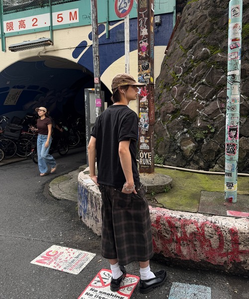 kutir(クティール)の「ASSORT CHECK STRIPE SHORTS/アソートチェックストライプジョーツ(その他パンツ・メンズ・カーキ/グレー/チャコールグレー・MEDIUM/LARGE/SMALL)」の19枚目の写真
