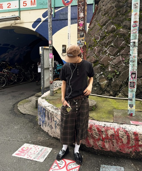 kutir(クティール)の「ASSORT CHECK STRIPE SHORTS/アソートチェックストライプジョーツ(その他パンツ・メンズ・カーキ/グレー/チャコールグレー・MEDIUM/LARGE/SMALL)」の20枚目の写真
