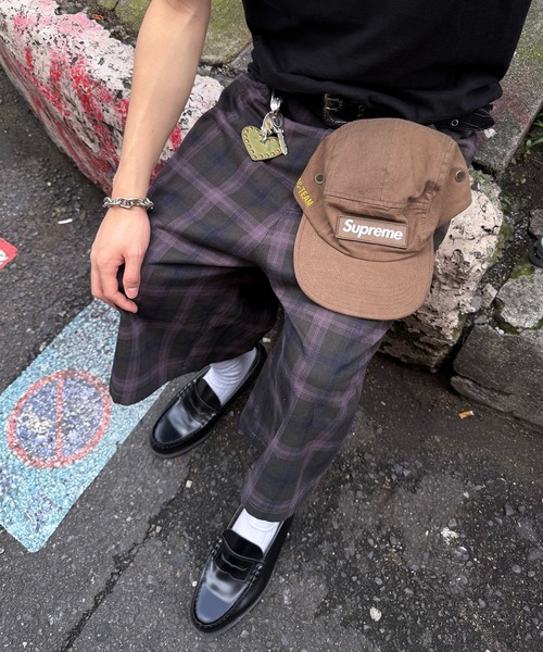 kutir(クティール)の「ASSORT CHECK STRIPE SHORTS/アソートチェックストライプジョーツ(その他パンツ・メンズ・カーキ/グレー/チャコールグレー・MEDIUM/LARGE/SMALL)」の14枚目の写真