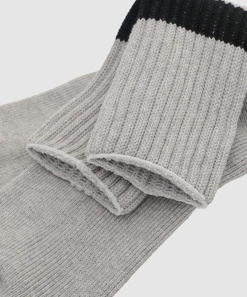 COMME des GARCONS HOMME（コム デ ギャルソン・オム）の「RIB LINE COTTON SOCKS（ソックス/靴下・メンズ・ホワイト系その他/グレー系その他/ベージュ系その他・ONE SIZE）」の5枚目の写真