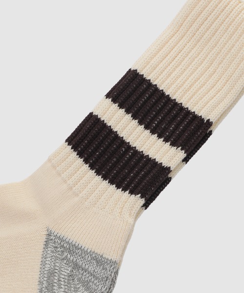 COMME des GARCONS HOMME（コム デ ギャルソン・オム）の「RIB LINE COTTON SOCKS（ソックス/靴下・メンズ・ホワイト系その他/グレー系その他/ベージュ系その他・ONE SIZE）」の8枚目の写真