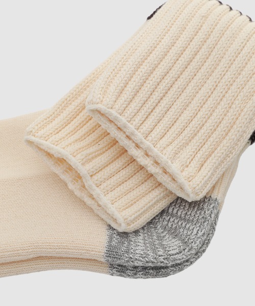 COMME des GARCONS HOMME（コム デ ギャルソン・オム）の「RIB LINE COTTON SOCKS（ソックス/靴下・メンズ・ホワイト系その他/グレー系その他/ベージュ系その他・ONE SIZE）」の9枚目の写真