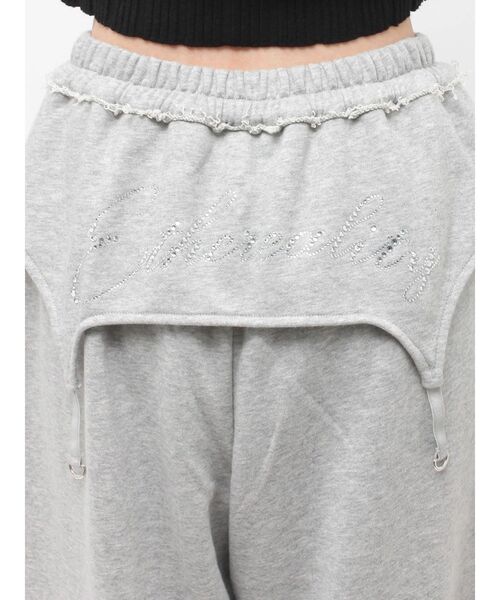 EMODA(エモダ)の「ギャザーベルトスウェットパンツ(スウェットパンツ・レディース・グレー・SMALL/MEDIUM)」の7枚目の写真