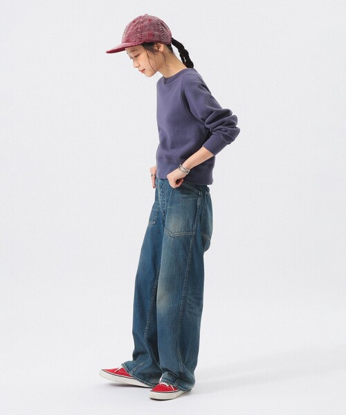 BEAMS BOY(ビームスボーイ)の「【別注】BUZZ RICKSON'S / FREEDOM SLEEVE SWEAT SHIRT(スウェット・レディース・ネイビー/オートミール・ONE SIZE)」の8枚目の写真