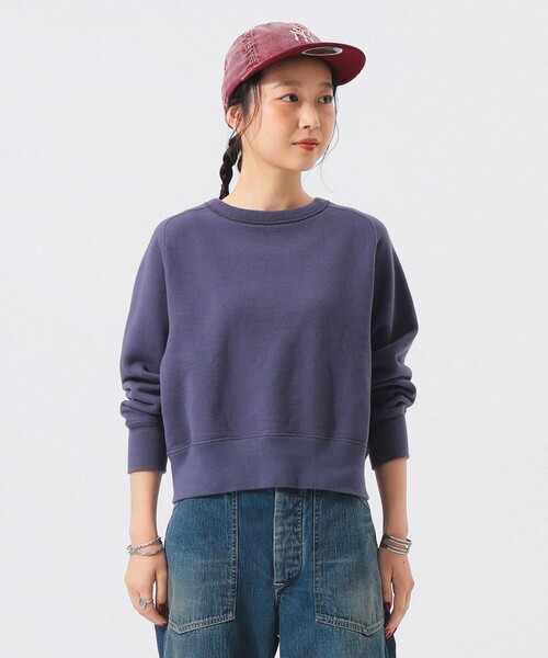 BEAMS BOY(ビームスボーイ)の「【別注】BUZZ RICKSON'S / FREEDOM SLEEVE SWEAT SHIRT(スウェット・レディース・ネイビー/オートミール・ONE SIZE)」の10枚目の写真