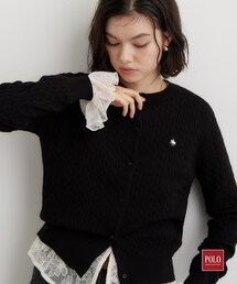 POLO BCS/ケーブルクルーカーディガン