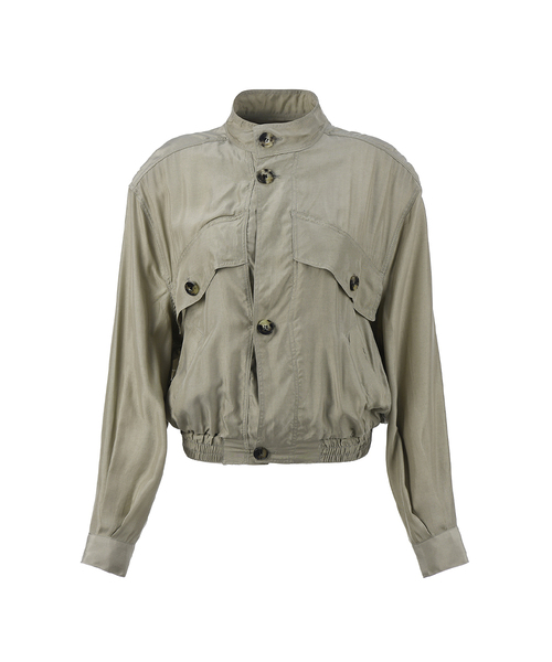 セール】Laurent Short Jacket (3COLOR)（ナイロンジャケット
