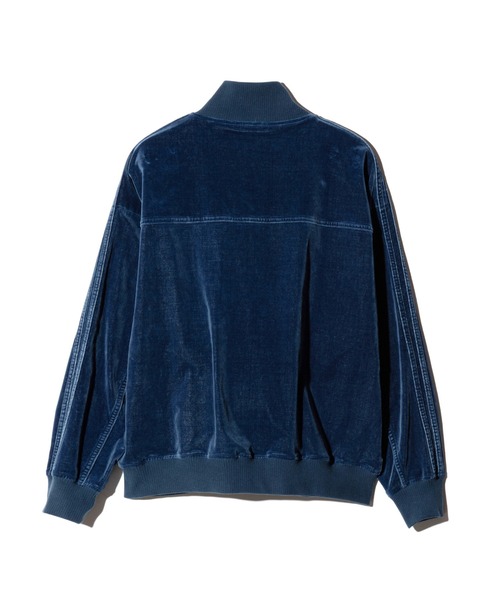 glamb(グラム)の「Indigo Velveteen Track Jacket / インディゴヴェルヴェッティーントラックジャケット(その他アウター・メンズ・インディゴブルー・L/M/S)」の3枚目の写真