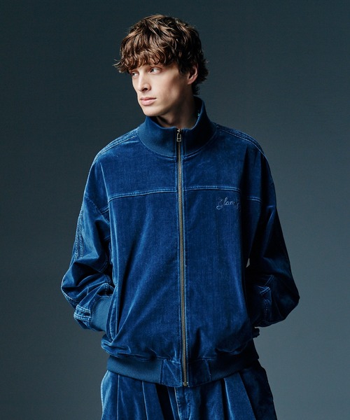 glamb(グラム)の「Indigo Velveteen Track Jacket / インディゴヴェルヴェッティーントラックジャケット(その他アウター・メンズ・インディゴブルー・L/M/S)」の6枚目の写真