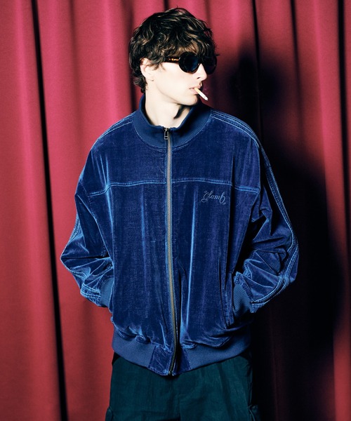 glamb(グラム)の「Indigo Velveteen Track Jacket / インディゴヴェルヴェッティーントラックジャケット(その他アウター・メンズ・インディゴブルー・L/M/S)」の13枚目の写真