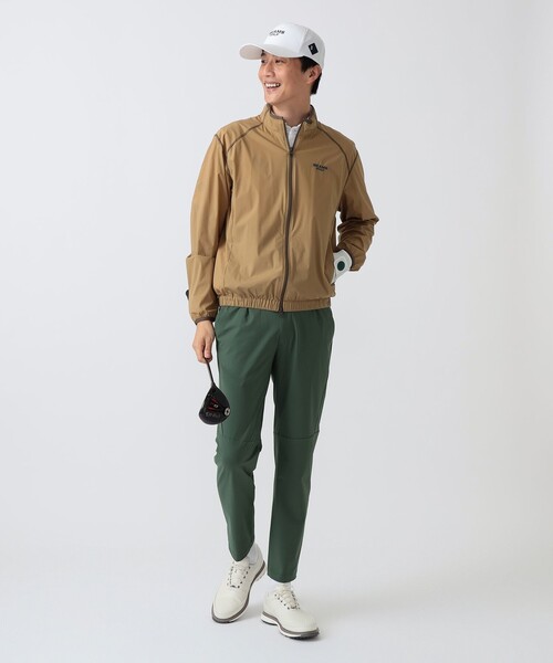BEAMS GOLF(ビームスゴルフ)の「PURPLE LABEL / レオフィール(R)撥水 ミドラー ブルゾン(防風)(ブルゾン・メンズ・オリーブ/ブラウン系その他3/ネイビー・S/M/XL/L)」の6枚目の写真