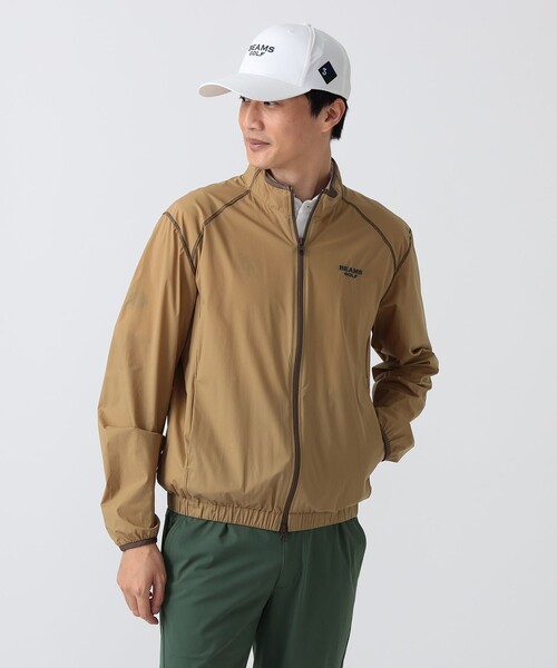 BEAMS GOLF(ビームスゴルフ)の「PURPLE LABEL / レオフィール(R)撥水 ミドラー ブルゾン(防風)(ブルゾン・メンズ・オリーブ/ブラウン系その他3/ネイビー・S/M/XL/L)」の8枚目の写真