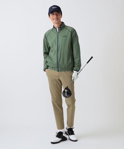 BEAMS GOLF(ビームスゴルフ)の「PURPLE LABEL / レオフィール(R)撥水 ミドラー ブルゾン(防風)(ブルゾン・メンズ・オリーブ/ブラウン系その他3/ネイビー・S/M/XL/L)」の11枚目の写真
