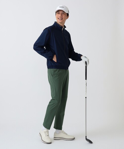 BEAMS GOLF(ビームスゴルフ)の「PURPLE LABEL / レオフィール(R)撥水 ミドラー ブルゾン(防風)(ブルゾン・メンズ・オリーブ/ブラウン系その他3/ネイビー・S/M/XL/L)」の14枚目の写真