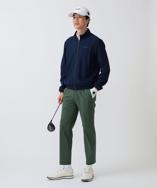 BEAMS GOLF(ビームスゴルフ)の「PURPLE LABEL / レオフィール(R)撥水 ミドラー ブルゾン(防風)(ブルゾン・メンズ・オリーブ/ブラウン系その他3/ネイビー・S/M/XL/L)」の16枚目の写真