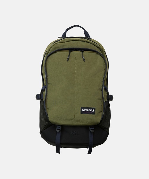 Gramicci(グラミチ)の「TRAIL DAY PACK 25L|トレイルデイパック25L(バックパック/リュック・メンズ・ネイビー/その他/オリーブ・F)」の2枚目の写真