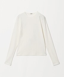 <Steven Alan>コットン フライス ロングスリーブ プルオーバー