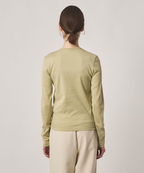 Steven Alan(スティーブンアラン)の「<Steven Alan>コットン フライス ロングスリーブ プルオーバー(Tシャツ/カットソー・レディース・ライム/ブラウン系/オフホワイト/レッド/ブラック・FREE)」の13枚目の写真