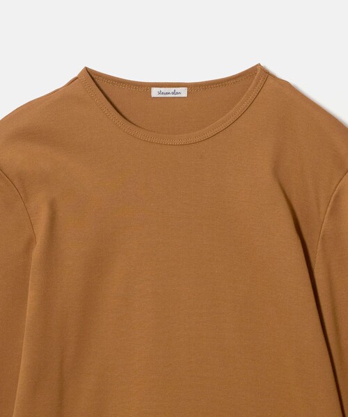Steven Alan(スティーブンアラン)の「<Steven Alan>コットン フライス ロングスリーブ プルオーバー(Tシャツ/カットソー・レディース・ライム/ブラウン系/オフホワイト/レッド/ブラック・FREE)」の15枚目の写真