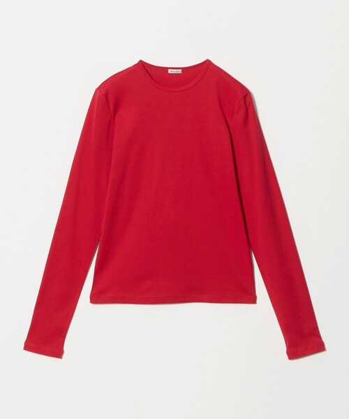 Steven Alan(スティーブンアラン)の「<Steven Alan>コットン フライス ロングスリーブ プルオーバー(Tシャツ/カットソー・レディース・ライム/ブラウン系/オフホワイト/レッド/ブラック・FREE)」の18枚目の写真