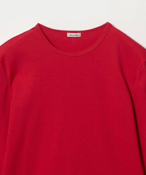 Steven Alan(スティーブンアラン)の「<Steven Alan>コットン フライス ロングスリーブ プルオーバー(Tシャツ/カットソー・レディース・ライム/ブラウン系/オフホワイト/レッド/ブラック・FREE)」の19枚目の写真
