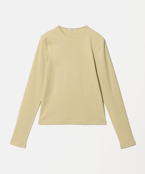 Steven Alan(スティーブンアラン)の「<Steven Alan>コットン フライス ロングスリーブ プルオーバー(Tシャツ/カットソー・レディース・ライム/ブラウン系/オフホワイト/レッド/ブラック・FREE)」の21枚目の写真