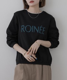 BRODIAEA ワッフルサガラロゴ刺繍プルオーバー 長袖