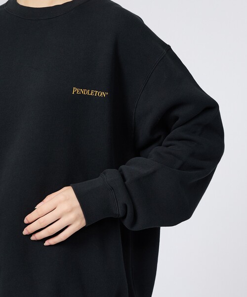 PENDLETON(ペンドルトン)の「【PENDLETON/ペンドルトン】Back Print Sweat / バックプリントプリントスウェット / ユニセックス(Tシャツ/カットソー・メンズ・アイボリー/ブラック・M/L)」の8枚目の写真