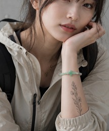 SORENA（ソレナ）の「4mmクロス天然石ブレスレット（ブレスレット）」