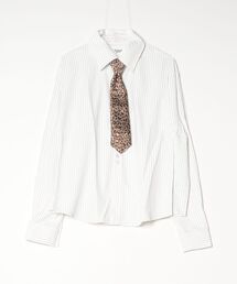 younger song（ヤンガーソング）の「Original tie & over button stripe shirt（シャツ/ブラウス）」