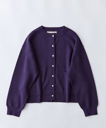 conges payes ADIEU TRISTESSE（コンジェ ペイエ アデュートリステス）の「コットンミラノリブクルーネックニットカーディガン（カーディガン/ボレロ・レディース）」