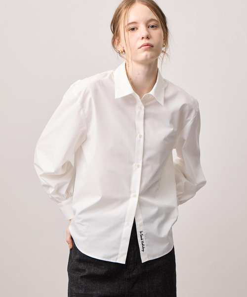 LE SOUK HOLIDAY(ルスークホリデー)の「レギュラーカラーストレッチベーシックシャツ(シャツ/ブラウス・レディース・オフホワイト/サックスブルー・M/L)」の17枚目の写真