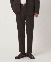 A DAY IN THE LIFE UNITED ARROWS（アデイインザライフユナイテッドアローズ）の「メランジ ジャージー ツイル ノープリーツ スラックス-セットアップ対応-<A DAY IN THE LIFE>（スラックス）」
