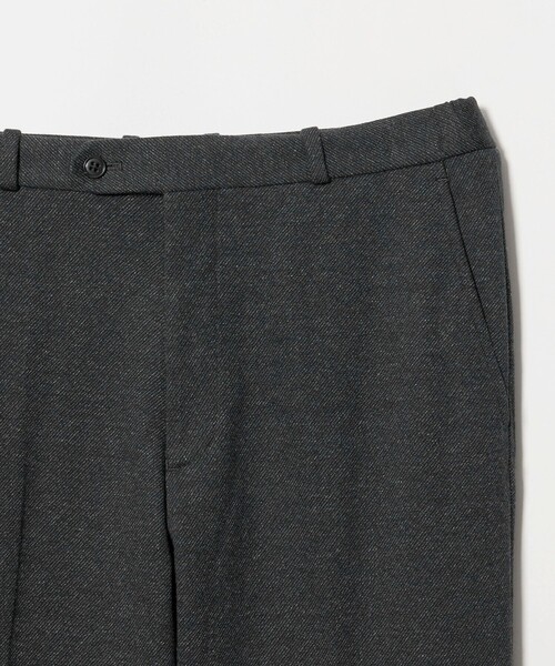 A DAY IN THE LIFE UNITED ARROWS(アデイインザライフユナイテッドアローズ)の「メランジ ジャージー ツイル ノープリーツ スラックス-セットアップ対応-<A DAY IN THE LIFE>(スラックス・メンズ・ダークブラウン/ダークグレー/ネイビー・M/S/XL/L)」の5枚目の写真