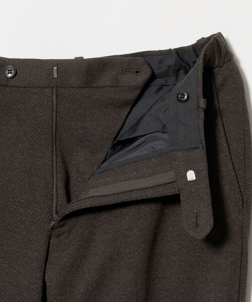 A DAY IN THE LIFE UNITED ARROWS(アデイインザライフユナイテッドアローズ)の「メランジ ジャージー ツイル ノープリーツ スラックス-セットアップ対応-<A DAY IN THE LIFE>(スラックス・メンズ・ダークブラウン/ダークグレー/ネイビー・M/S/XL/L)」の12枚目の写真