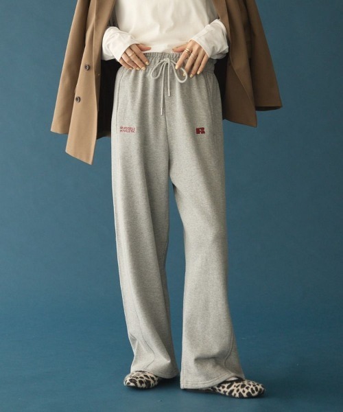 AMERICAN HOLIC（アメリカンホリック）の「【RUSSELL】スウェットパンツ（スウェットパンツ・レディース・杢グレー/レッド/ブラック・M/L）」の3枚目の写真