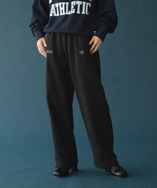 AMERICAN HOLIC（アメリカンホリック）の「【RUSSELL】スウェットパンツ（スウェットパンツ・レディース・杢グレー/レッド/ブラック・M/L）」の2枚目の写真