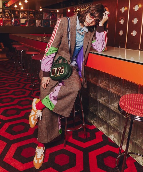 anna sui nyc(アナ スイ エヌ ワイ シー)の「anna sui nyc / アナスイエヌワイシー モザイクジャケット(テーラードジャケット・レディース・ブラック/ブラウン・FREE)」の15枚目の写真